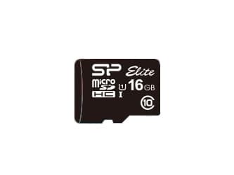 SILICON POWER Elite - Flash-minneskort (adapter, microSDHC till SD inkluderad) - 16 GB - Class 10 - microSDHC UHS-I
