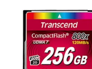 Transcend Premium - Flashminnekort - 256 GB - 800x - CompactFlash