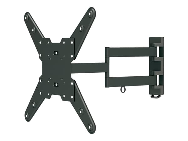 DELTACO ARM-425 - Monteringssett (veggmontering) - for TV - svart - monteringsgrensesnitt: 75 x 75 mm - veggmonterbar