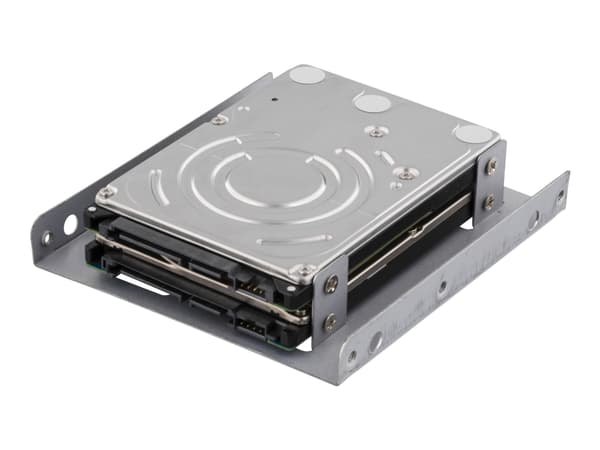 DELTACO - Adapter för lagringsfack - 3.5" to 2 x 2.5"