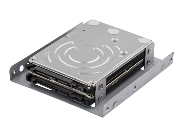 DELTACO - Adapter för lagringsfack - 3.5" to 2 x 2.5"