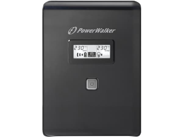 POWERWALKER VI 1500 LCD UPS Line-Interactive 1500VA 2x SCHUKO 2x IEC RJ11/RJ45 USB LCD LCD