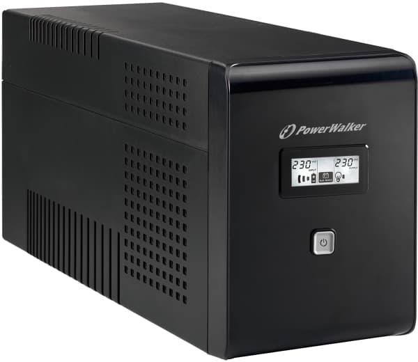 POWERWALKER VI 1500 LCD UPS Line-Interactive 1500VA 2x SCHUKO 2x IEC RJ11/RJ45 USB LCD LCD