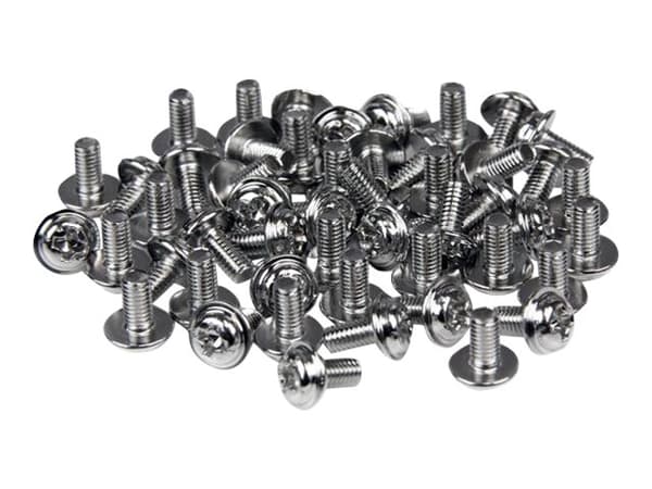 StarTech.com PC Mounting Computer Screws M3 x 1/4in Long Standoff - Screw kit - 0.2 in (pack of 50) - SCREWM3 - Skruvsats - 6.3 mm (paket om 50) - fö