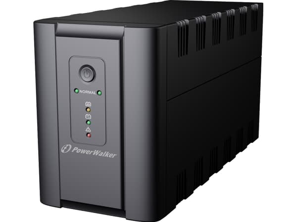 PowerWalker VI 1200 IEC - UPS - AC 220/230/240 V - 600 Watt - 1200 VA 7 At - USB - lähtöliitännät: 6 - musta