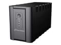 Pikkukuva 2 / 3: PowerWalker VI 1200 IEC - UPS - AC 220/230/240 V - 600 Watt - 1200 VA 7 At - USB - lähtöliitännät: 6 - musta