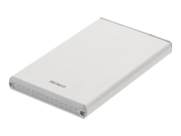 DELTACO MAP-GD29U3 - Drevkabinett - 2.5" - SATA 6Gb/s - USB 3.0 - sølv Sølv