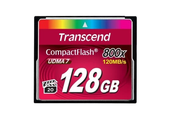 Transcend - Flashminnekort - 128 GB - 800x - CompactFlash