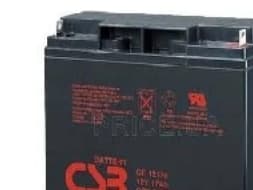 CSB GP12170, Forseglet blysyre (VRLA), 12 V, Sort, 17000 mAh, ISO 9001, ISO 14001, 5,5 kg