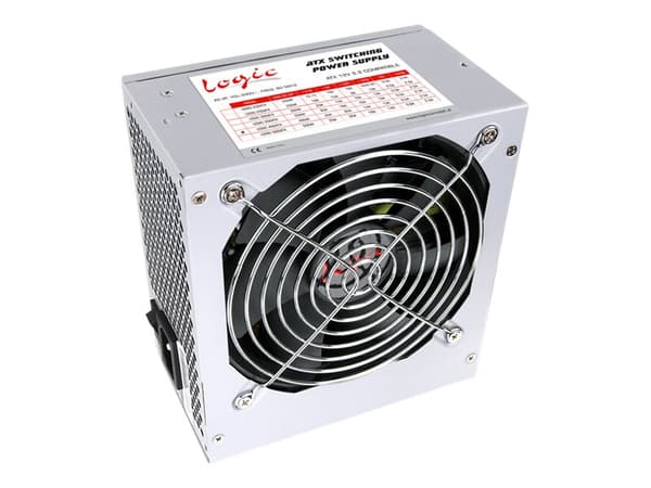 ModeCom Logic 400 - Strømforsyning (intern) - ATX12V 2.2 - AC 230 V - 400 watt - PFC Rustfritt stål