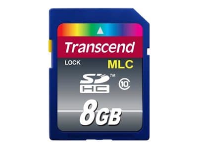 Transcend - Flashminnekort - 8 GB - Class 10 - SDHC