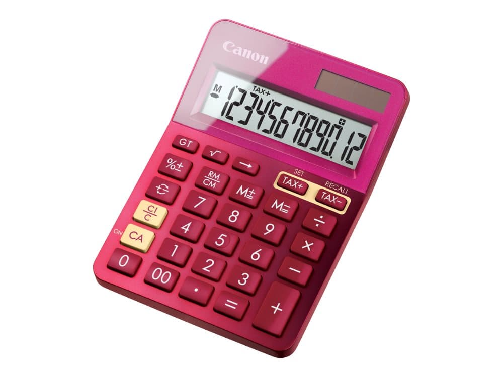 Canon LS-123k miniräknare Skrivbord Grundläggande Rosa
