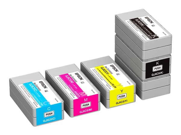 Epson GP-C831 - Etikettskriver - farge - ink-jet - 241 mm (bredde) - 5760 x 1440 dpi - inntil 92 mm/sek - parallell, LAN, USB-vert