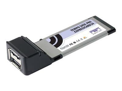 Sonnet TEMPO SATA PRO EXPRESSCARD/34, PCIe, eSATA, Musta, Hopea, 1600 Mbit/s, Mac OS X Windows 7/Vista/XP