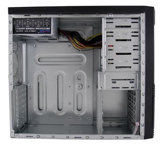 LC Power Pro-Line PRO-925B - Tower - ATX - ingen strømforsyning - svart, maskesvart - USB/lyd