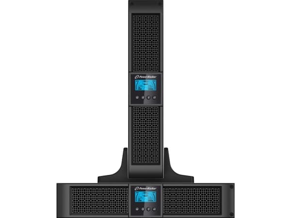 PowerWalker VFI 1000RT LCD, Dobbeltkonvertering (Online), 1 kVA, 900 W, 120 V, 276 V, 45/66 Hz