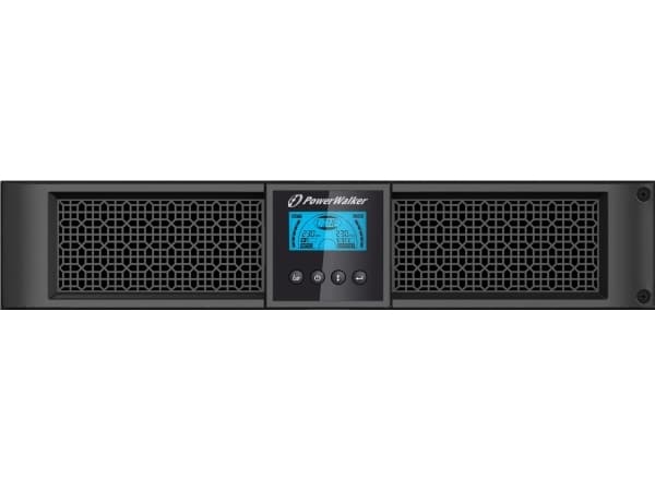 PowerWalker VFI 1000RT LCD, Dobbeltkonvertering (Online), 1 kVA, 900 W, 120 V, 276 V, 45/66 Hz