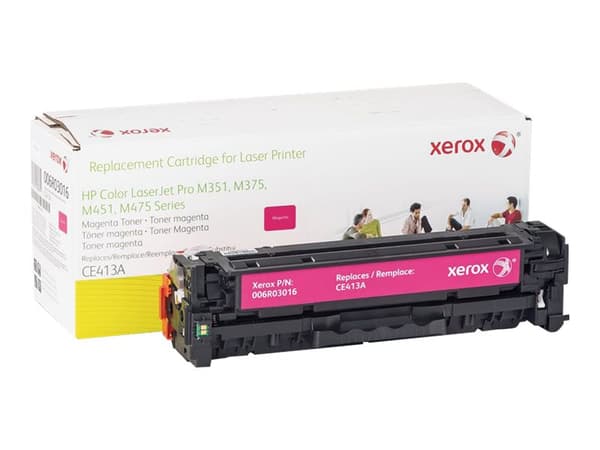 Xerox Värikasetti, magenta. Vastaa tuotetta HP CE413A. Yhteensopiva avec HP Colour LaserJet M351A, M375MFP, M451, M475 MFP-tulostimen kanssa, 2700 si
