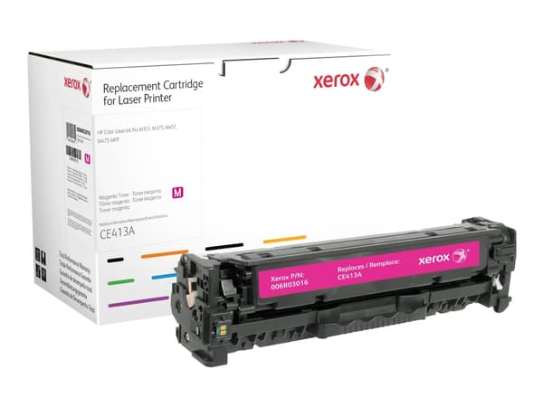 Xerox Värikasetti, magenta. Vastaa tuotetta HP CE413A. Yhteensopiva avec HP Colour LaserJet M351A, M375MFP, M451, M475 MFP-tulostimen kanssa, 2700 si