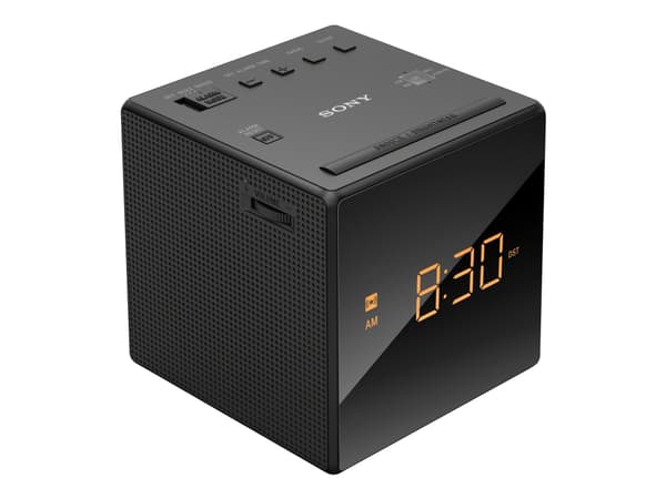 Sony ICF-C1 - Klokkeradio - 100 mW - svart