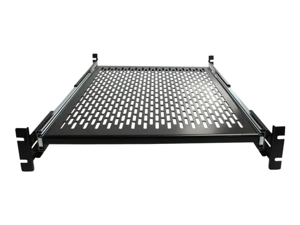 StarTech.com Server Rack Shelf - 2U - 20 to 30in Adjustable Mounting Depth - Vented - Server Rack Cabinet Shelf - 24in Deep - Hylla för rack - 1U - 1
