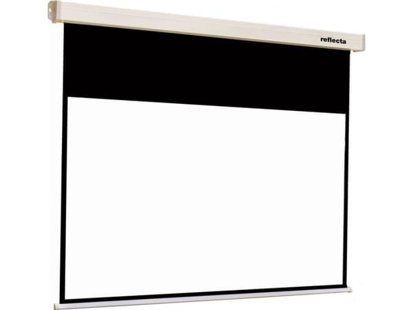 Reflecta CrystalLine Motor LUX - Projeksjonsskjerm - takmonterbar, veggmonterbar - motorisert - 132" (335 cm) - 16:9 - Matte White
