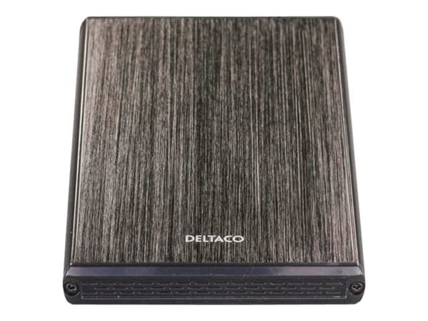 DELTACO MAP-GD28U3 - Lagringspakke - 2,5" - SATA 6Gb/s - USB 3.0 - svart