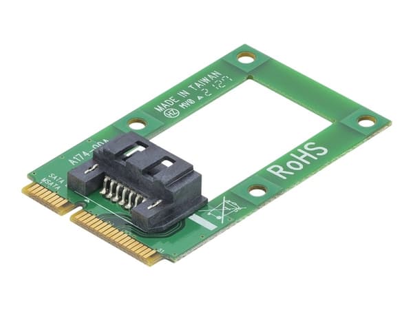 StarTech.com mSATA til SATA HDD / SSD Adapter - Mini SATA til SATA Converter Card - mSATA til SATA 2.5/3.5 Hard Drive Adapter Converter Card (MSAT2SA