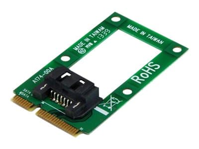 StarTech.com mSATA til SATA HDD / SSD Adapter - Mini SATA til SATA Converter Card - mSATA til SATA 2.5/3.5 Hard Drive Adapter Converter Card (MSAT2SA