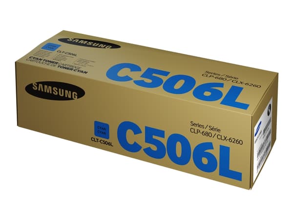 Samsung CLT-C506L - Cyan - original - tonerpatron - for CLP-680DW, 680ND; CLX-6260FD, 6260FR, 6260FW, 6260ND