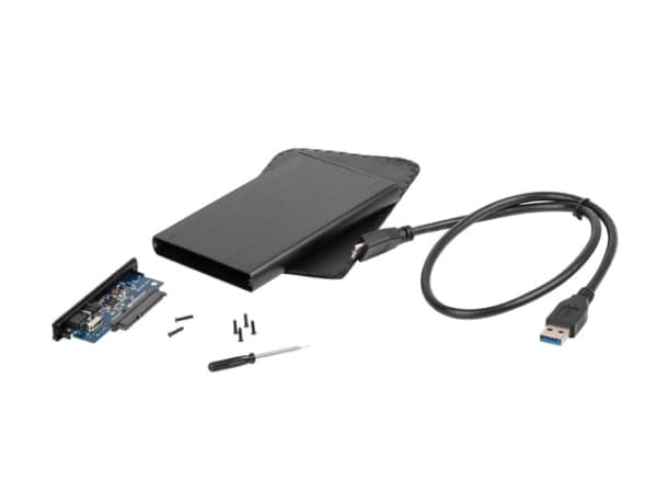 NATEC Rhino, HDD-kabinett, 2.5", Serial ATA II, USB-tilkobling, Sort Sort