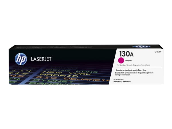 HP 130A -värikasetti, magenta, alkuperäinen, LaserJet, 1000 sivua, Magenta, 1 kpl