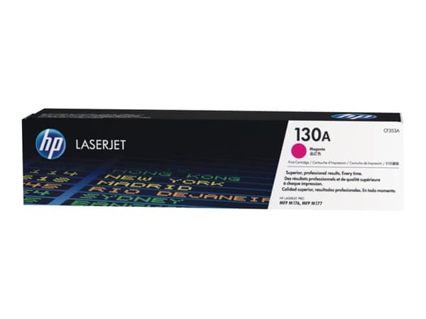 HP 130A -värikasetti, magenta, alkuperäinen, LaserJet, 1000 sivua, Magenta, 1 kpl