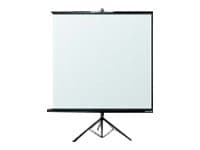 Reflecta CrystalLine Tripod - Projektorduk med stativ - 100" (254 cm) - 1:1 - Mattvit Svart, Vit