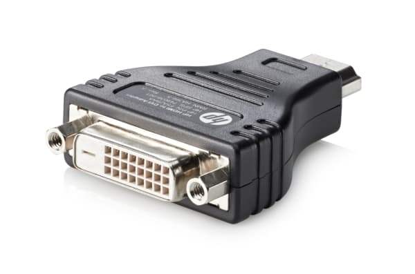 HP HDMI to DVI Adapter - Video adapter - DVI-D hunn til HDMI hann