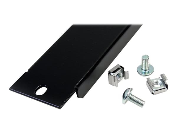 StarTech.com 1U Blanking Panel - Metal Rack Mount Filler Panel - for 19in Server Rack Enclosure or Cabinet - Steel - Black (BLANKB1) - Täckpanel - sv