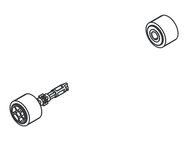 Brother - Paper pull-in roller assembly