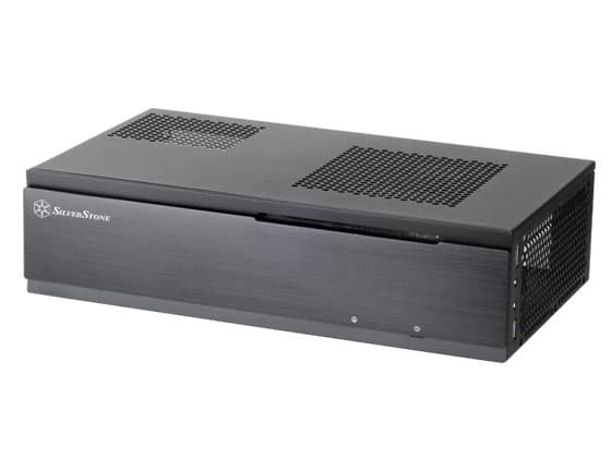 SilverStone MILO ML06 - SFF - mini ITX - ingen strömförsörjning (SFX12V) - svart - USB/ljud