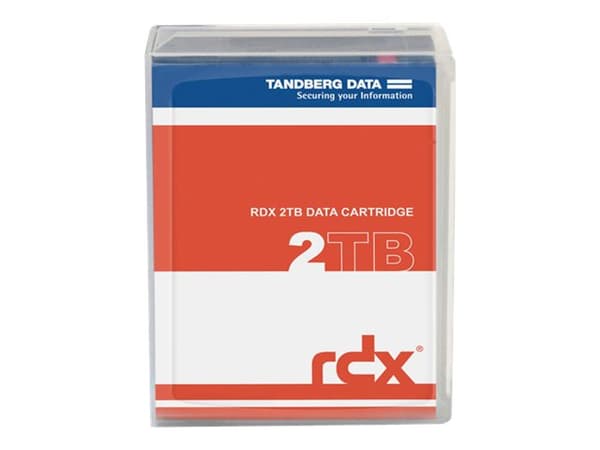 Overland-Tandberg 8731-RDX, RDX-kassett, RDX, 2 TB, Sort, RDX QuikStor, 150 MB/s