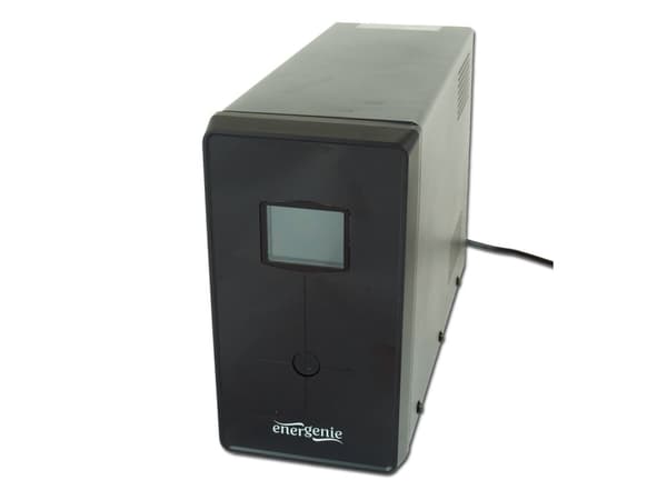 EnerGenie EG-UPS-034 - UPS - AC 220 V - 900 Watt - 1500 VA 8 At - USB - lähtöliittimet: 5 - musta