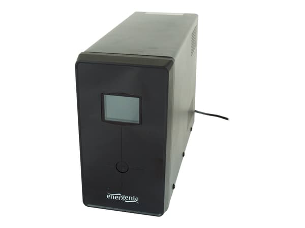 EnerGenie EG-UPS-034 - UPS - AC 220 V - 900 Watt - 1500 VA 8 At - USB - lähtöliittimet: 5 - musta
