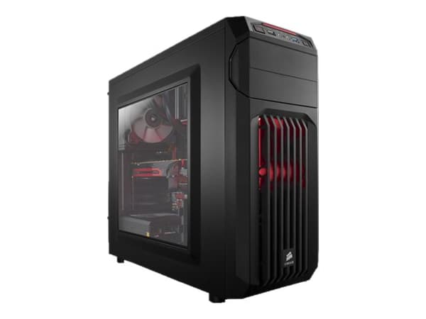 CORSAIR Carbide Series SPEC-01 - Tower - ATX - sidepanel med vindu - ingen strømforsyning (ATX) - svart - USB/lyd