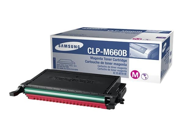 Samsung CLP-M660B - Magenta - original - tonerpatron - for CLP-610ND, 660N, 660ND; CLX-6200FX, 6200ND, 6210FX, 6240FX