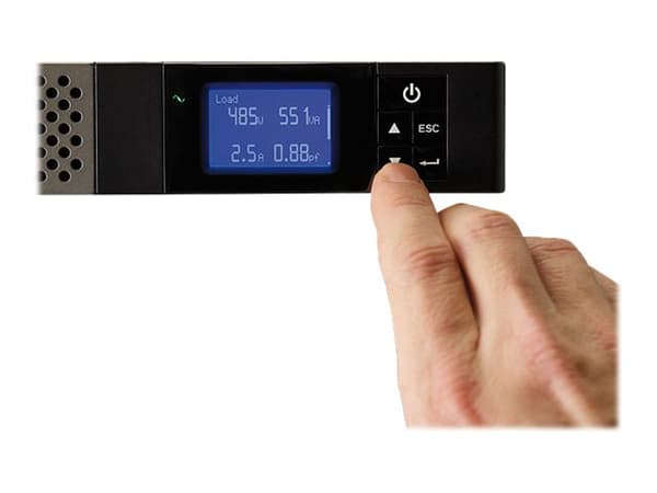 Eaton 5P 1550iR - UPS (rackversio) - AC 160-290 V - 1100 Watt - 1550 VA - RS-232, USB - output-stikforbindelser: 6 - 1U