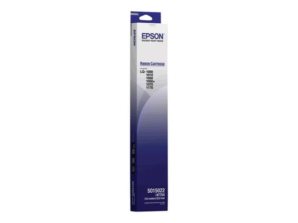 Epson - Svart - tygfärgband - för LQ 1000, 1010, 1050, 1050+, 1070, 1070+, 1170