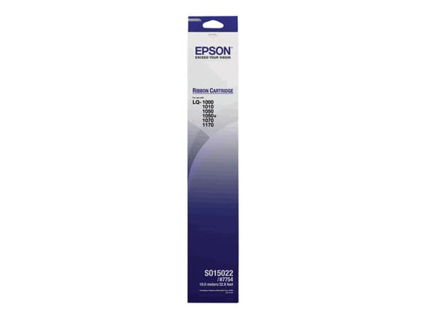 Epson - Svart - tygfärgband - för LQ 1000, 1010, 1050, 1050+, 1070, 1070+, 1170