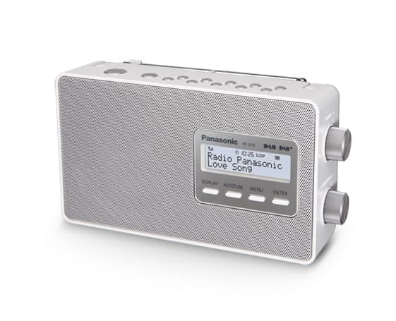 Panasonic-RF-D10EG - Bærbar DAB-radio - 2 watt - hvit