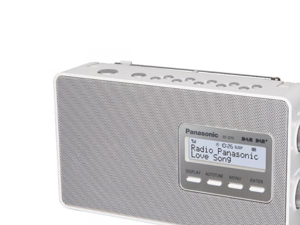 Panasonic-RF-D10EG - Bærbar DAB-radio - 2 watt - hvit
