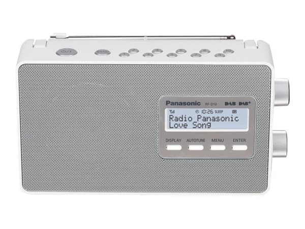 Panasonic-RF-D10EG - Bærbar DAB-radio - 2 watt - hvit