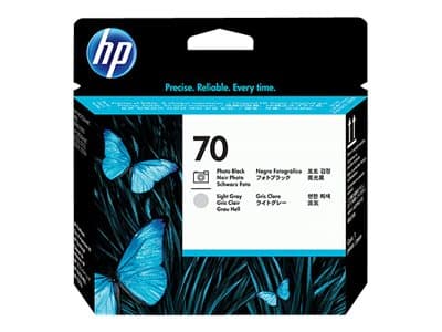 HP 70, HP DesignJet Z2100, Z3100 and Z3200 Photo Printer series, Mustesuihku, Valokuva musta, Vaaleanharmaa, C9407A, Singapore, 143 mm